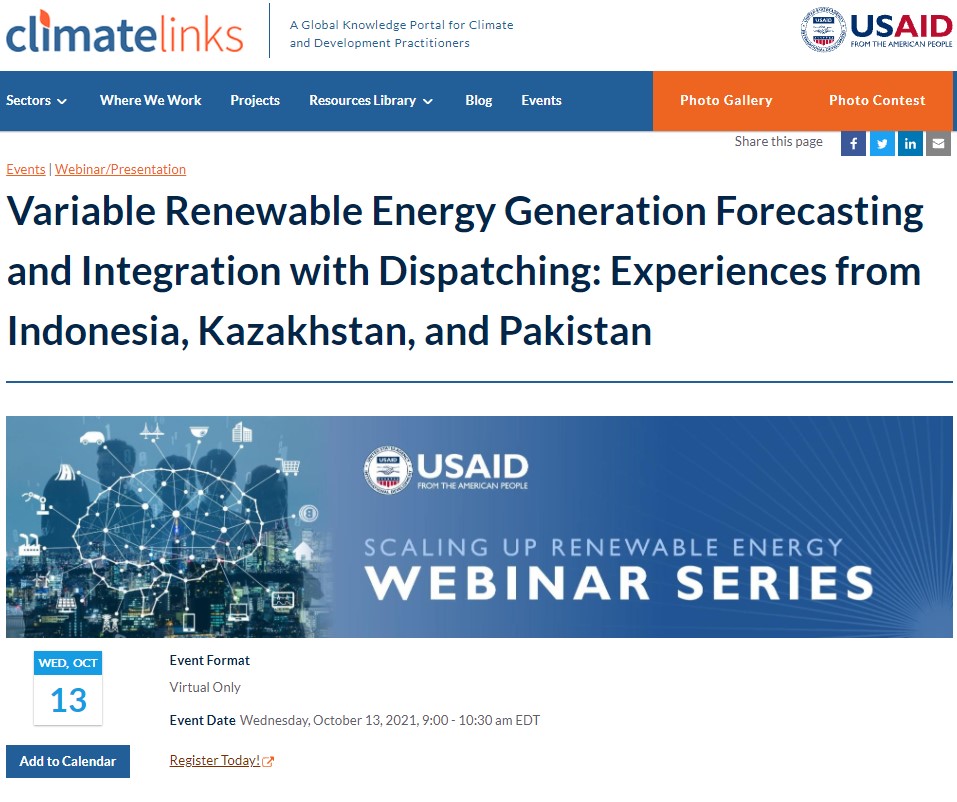 USAID VRE Forecasting Webinar